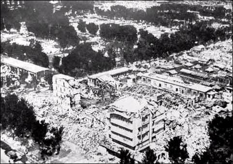 地震后的唐山地区招待所