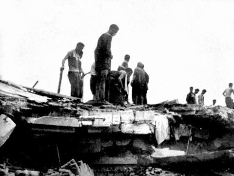 地震后的唐山市